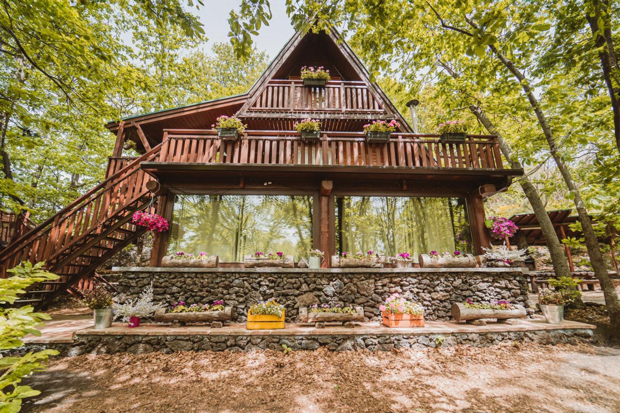 Matilde'S Chalet Etna Nature House 니콜로시 외부 사진
